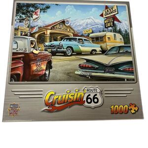 MasterPieces 1000 Piece Jigsaw Puzzle Cruisin' Route 66 Cars Theme